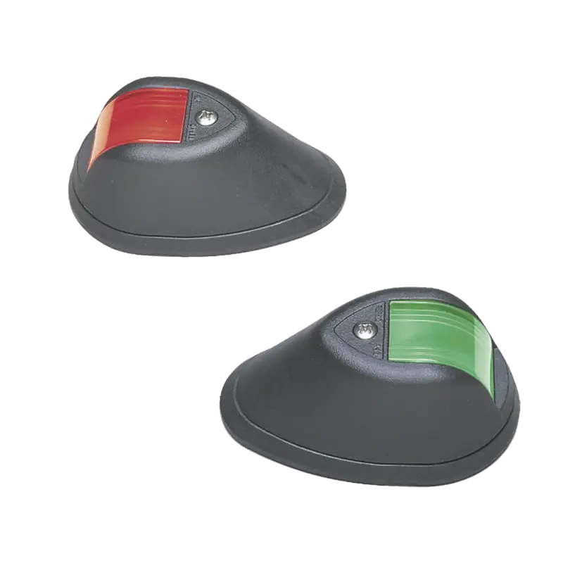 Set de Luces de Navegación Verticales Rojo - Verde con Carca