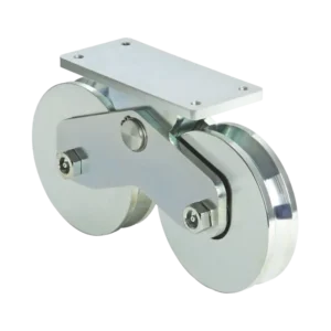 339V - Rueda Doble de 12 cm Capacidad Para Puertas