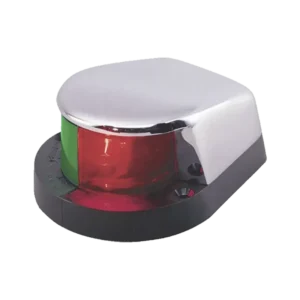 Luz Bi-Color con Carcasa Cromada para Embarcacione