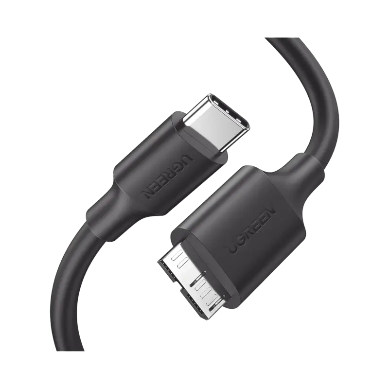 Cable USB Tipo C 3.0 a Micro Tipo B - 1m -Carga Rápida - 5 G