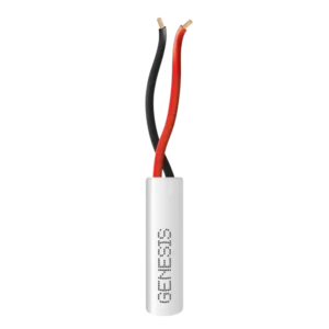 Bobina de 305 Metros de Cable 2 x 22 AWG Color Bla