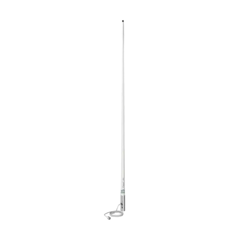 Antena Marina base en banda VHF de 1.2 metros de 3 dB de gan