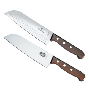 Set de 2 Cuchillos Santoku Wood de Mango de Madera