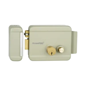 Cerradura Eléctrica con Botón de Salida Incluye Ll