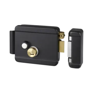 Cerradura Eléctrica con Botón de Salida Incluye Ll