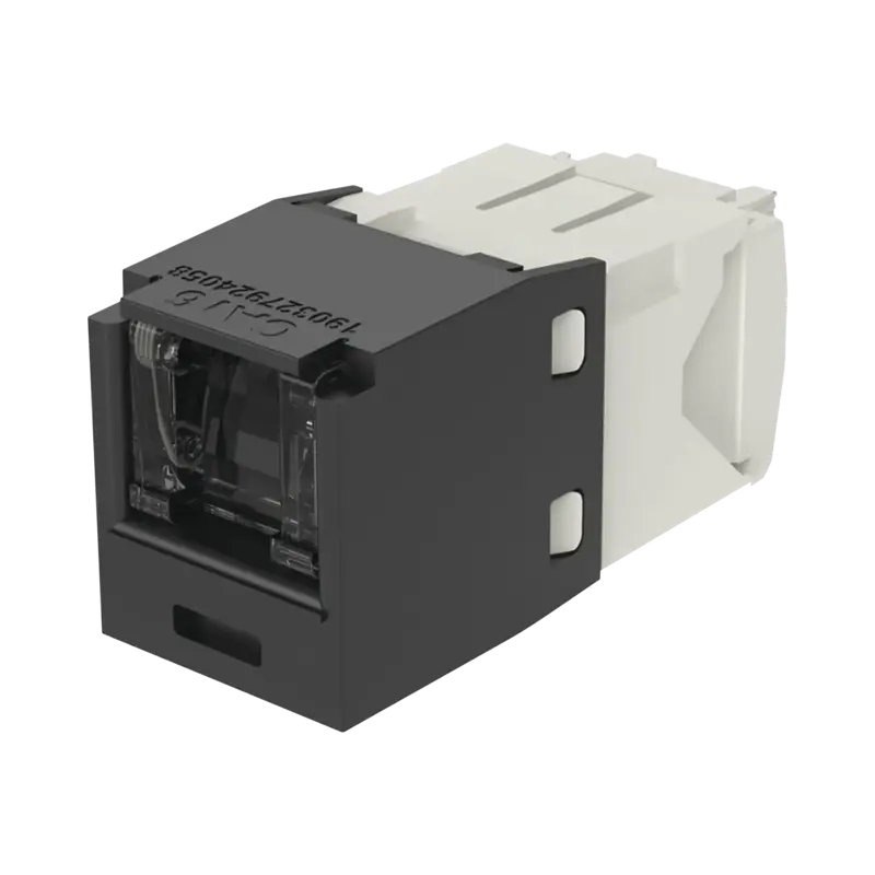 Conector Jack RJ45 Estilo TG con Ventana, Mini-Com