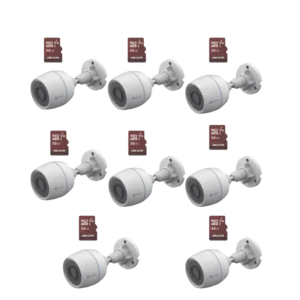Kit de Camaras WiFi, Incluye 8 Piezas CS-H3C y 8 P