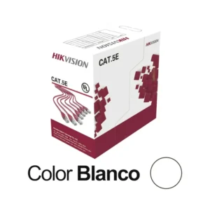 Bobina de Cable UTP 100 Mts Cat 5E 24 AWG Color Bl