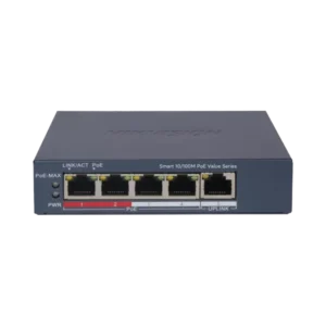 Switch PoE+ Administrable 4 Puertos 10/100 Mbps Po