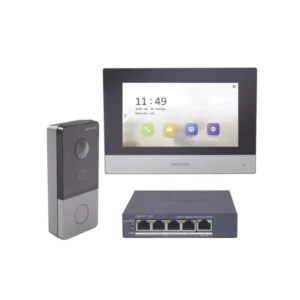 Kit de Videoportero IP + Switch Poe Poe
