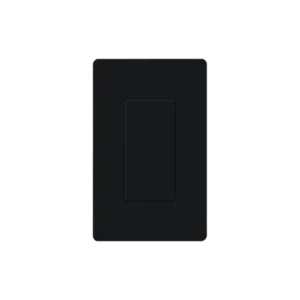 Placa ciega color negro.