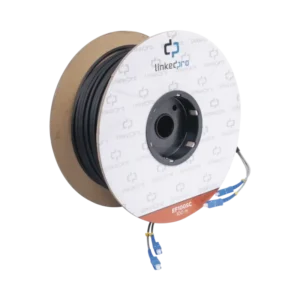 Carrete de Fibra Óptica Monomodo con Conectores SC