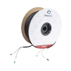 Carrete de Fibra Óptica Monomodo con conectores LC