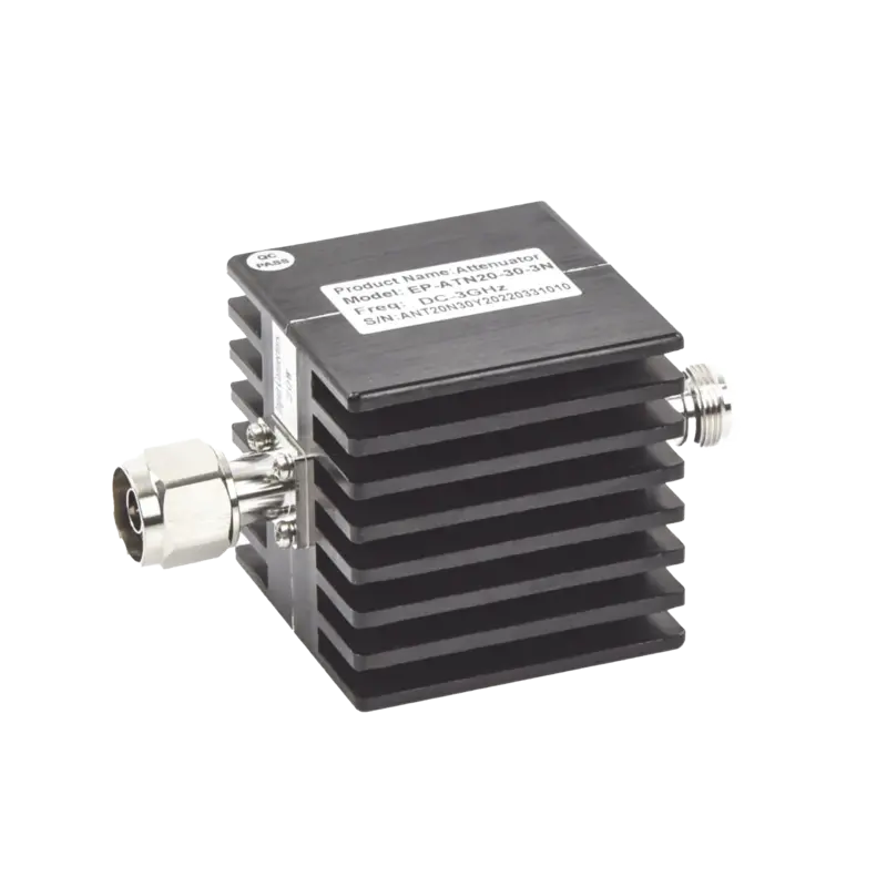 Atenuador en Línea de 30 dB, 20 Watt Máx. CD-3 GHz, Interior