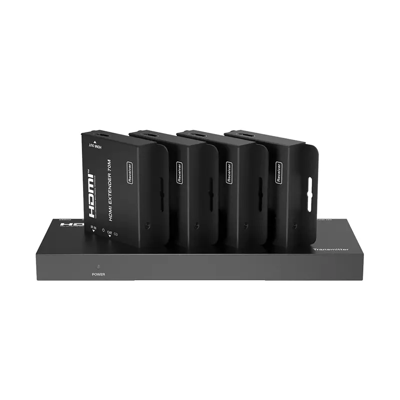 Splitter HDMI 1x4 - Extensor HDMI - 4K@30Hz 40m - 1080p@60Hz