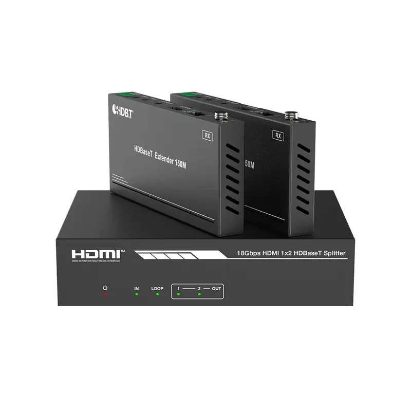 Splitter mas Extensor de Video - 1x2 - ProAV - HDBaseT™ - 12