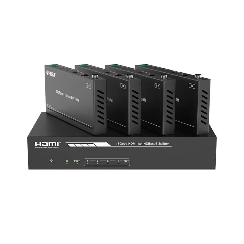 Splitter mas Extensor de Video - 1x4 - ProAV - HDBaseT™ - 12