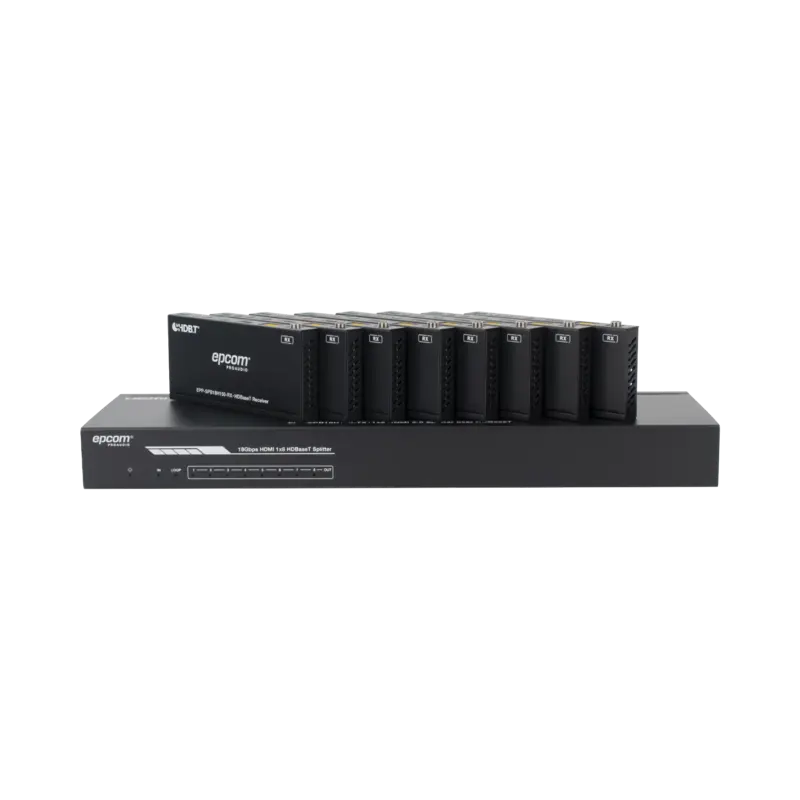 Splitter mas Extensor de Video - 1x8 - ProAV - HDBaseT™ - 12