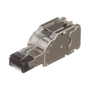 Plug RJ45 Blindado, Instalación Recta, Terminación