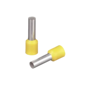 Ferrúl de cobre DIN Amarillo para Cable 10 AWG con