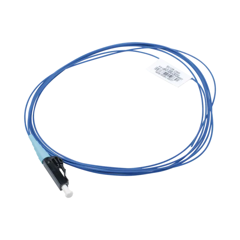 Pigtail de Fibra Óptica LC Simplex, Multimodo OM3 50-125, 90