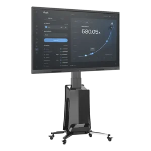 MONTAJE  DE PISO MOVIL PARA PANTALLAS 55-80IN  AJU