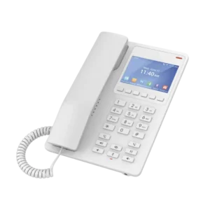 Teléfono IP Hotelero con pantalla LCD a color, 2 l