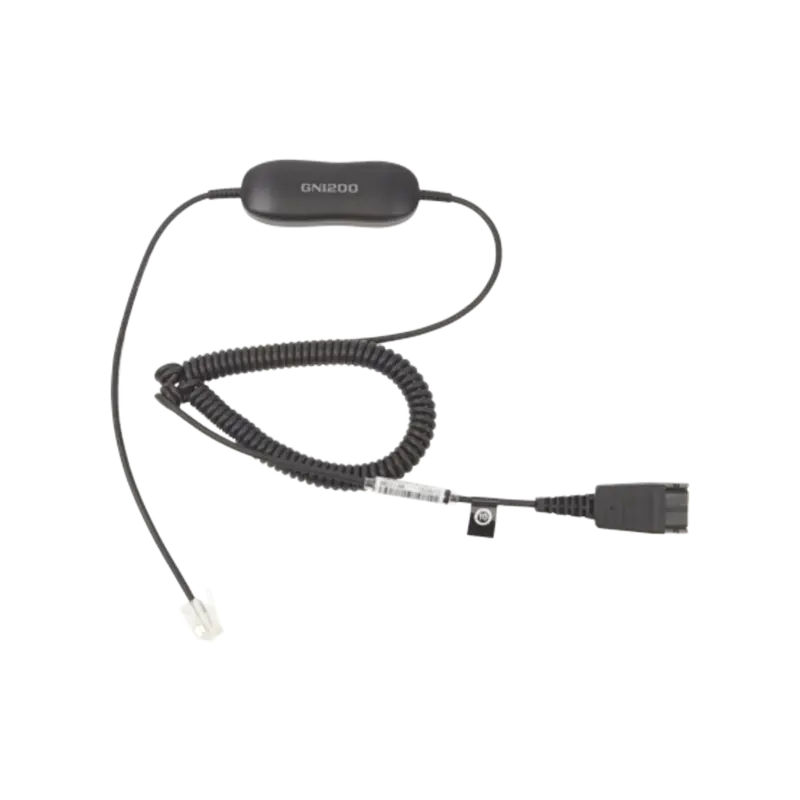 Jabra GN1200 cable enroscado con conexión QD y RJ-9 88011-99