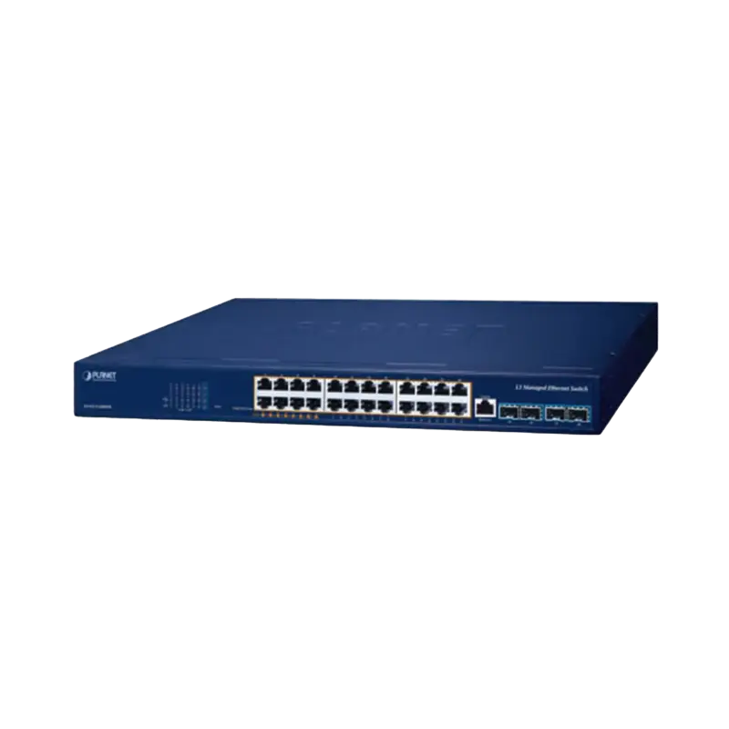 Switch PoE Administrable Capa 3, 24 Puertos Gigabit, Hasta 4