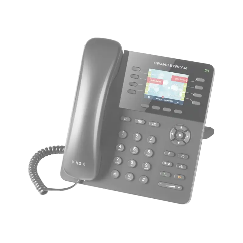 Teléfono IP SMB PoE 8 Líneas 4 Teclas de Función y conferenc