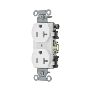 Contacto Dúplex 20 A, 125 V,  2 Polos, 3 Hilos, Ca