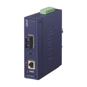 Convertidor de Medios Industrial PoE+ 1000BASE-LX