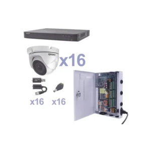 KIT TurboHD 1080p DVR 16 Canales 16 Cámaras Eyebal