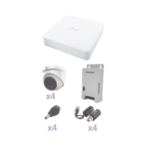 KIT TurboHD con Audio 1080p DVR 4 Canales 4 Cámara