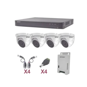 KIT TurboHD 1080p DVR 4 Canales 4 Cámaras Eyeball