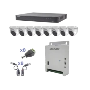 KIT TurboHD 1080p DVR 8 Canales 8 Cámaras Eyeball