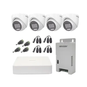 KIT TurboHD 1080p DVR 4 Canales con audio por coax