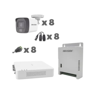 KIT TurboHD 1080p  DVR 8 Canales con aud