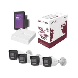 Kit IP 4 Megapixel  NVR de 4 Canales  4