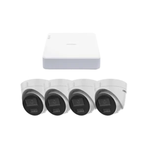 Kit IP 1080p 2 Megapixel NVR de 4 Canales con 4 Pu