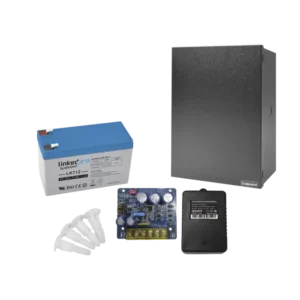 Kit con fuente PLB3 con salida de 12 Vcc a 4 Amper