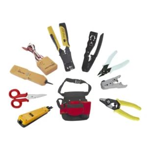 Juego de 9 Herramientas para Instalador de Redes.