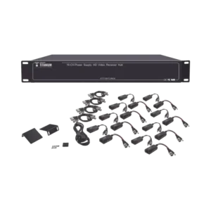 Kit de TRANSCEPTOR ACTIVO DE 16 Canales VIDEO+PODE