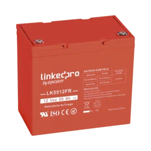 Batería 12 V 55 Ah UL Tecnología AGM-VRLA Vida úti