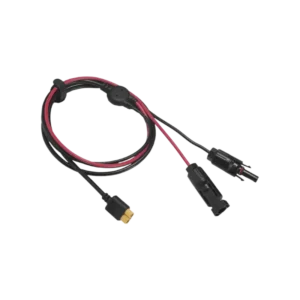 Cable 2.5 m, Negro, Calibre 12 AWG con Terminales