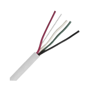 Bobina de Cable 305 Metros: 4 x 22 AWG, Color Blan