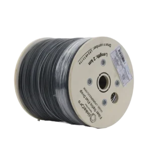 Carrete de 2 km de Fibra Óptica Drop Plana, Interi