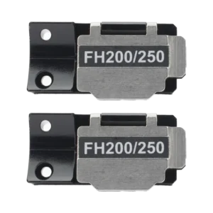 Par de Holders para fibra óptica 250 micras para F