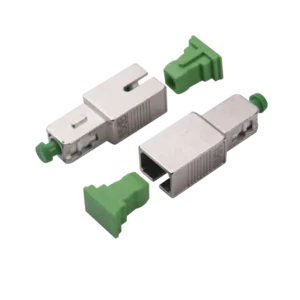 Atenuador óptico macho-hembra con conector SC/APC