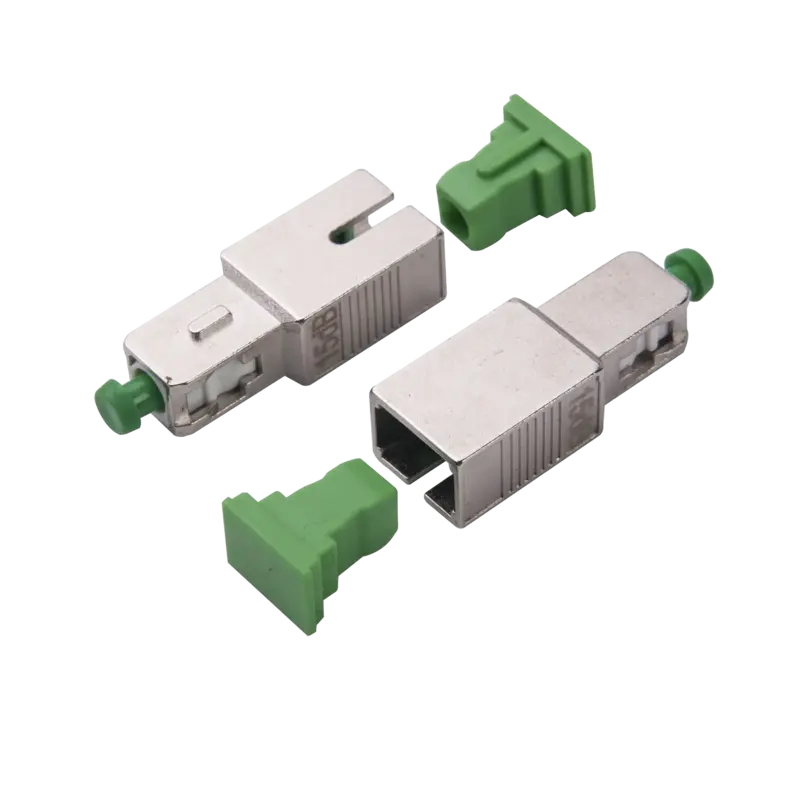 Atenuador óptico macho-hembra con conector SC-APC de 15dB pa